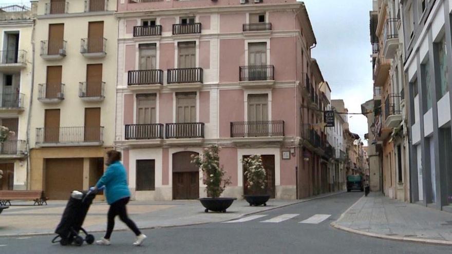 Una calle de Algemesí.