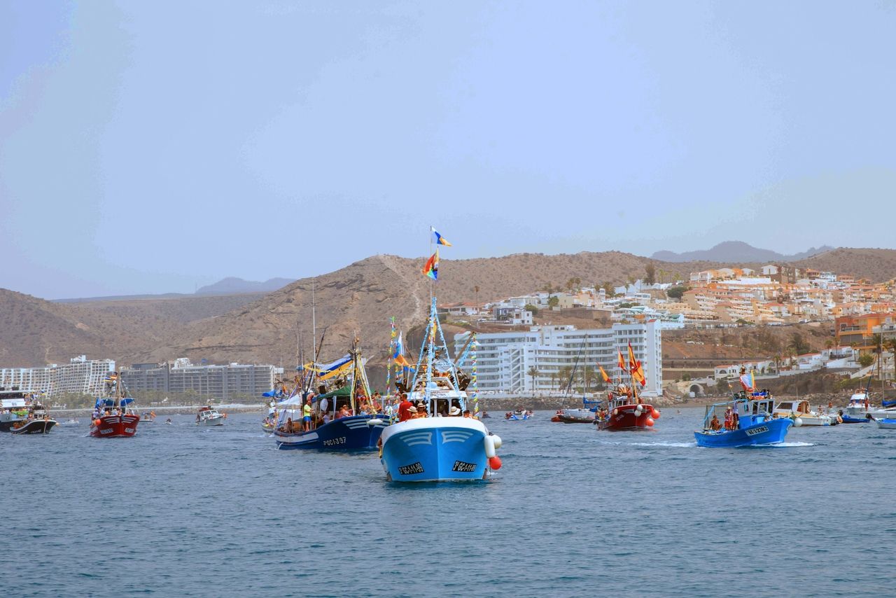 Encuentro de las virgen del Carmen de Mogán y Arguineguín