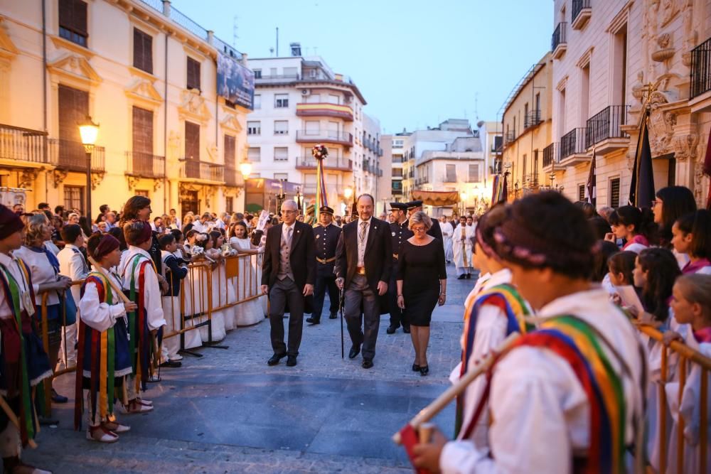 El obispo Jesús Murgui presidió la procesión