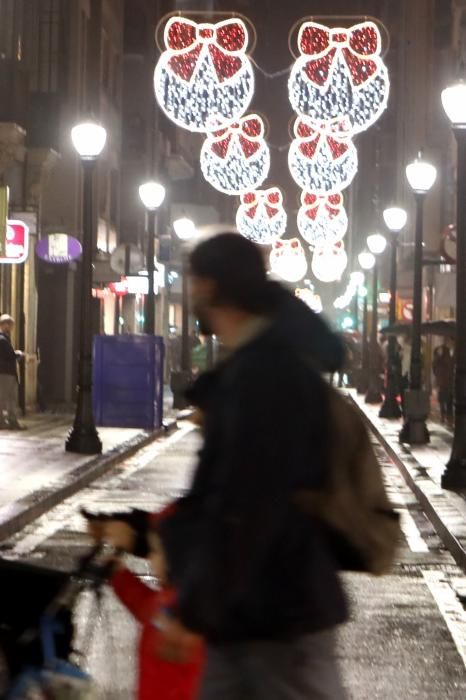 Luces de Navidad en Gijón