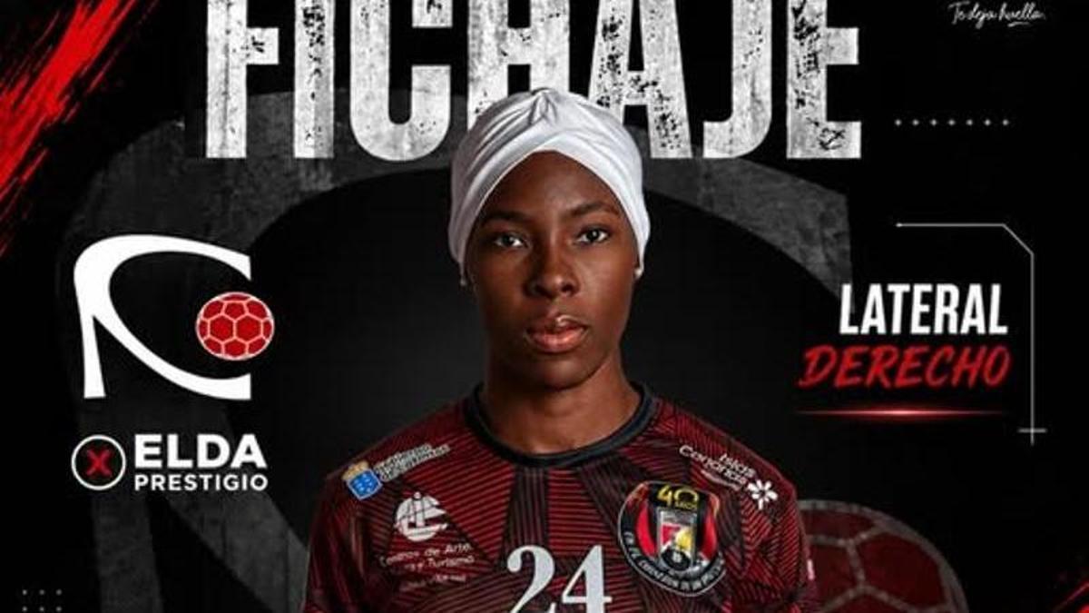El Elda Prestigio se refuerza con la internacional cubana Nahomi Márquez.