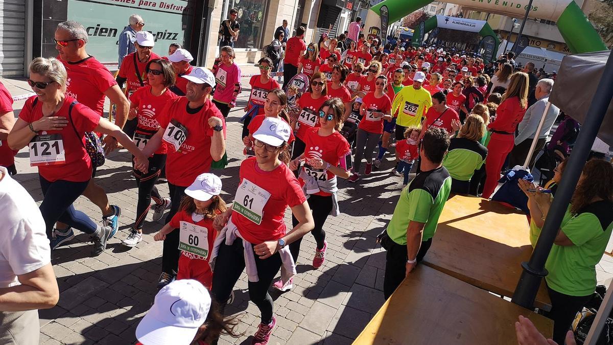 Carrera de la Mujer en 2019 en Almendralejo.