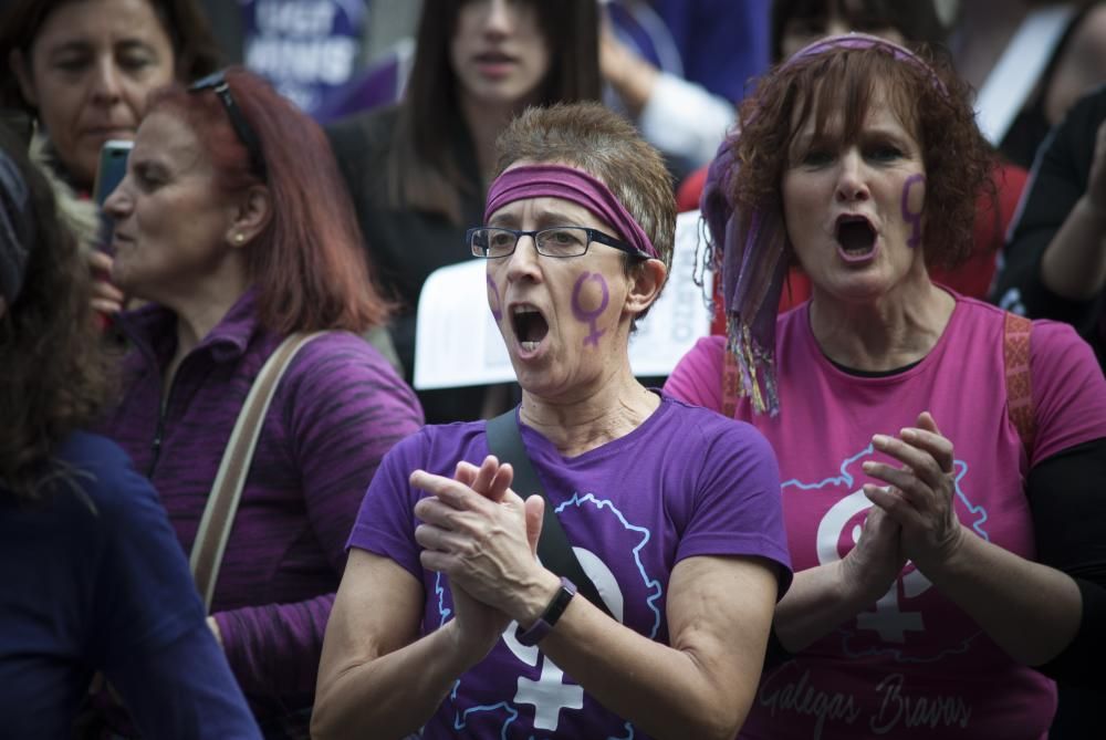 Las mejores imágenes del huelga en Ourense