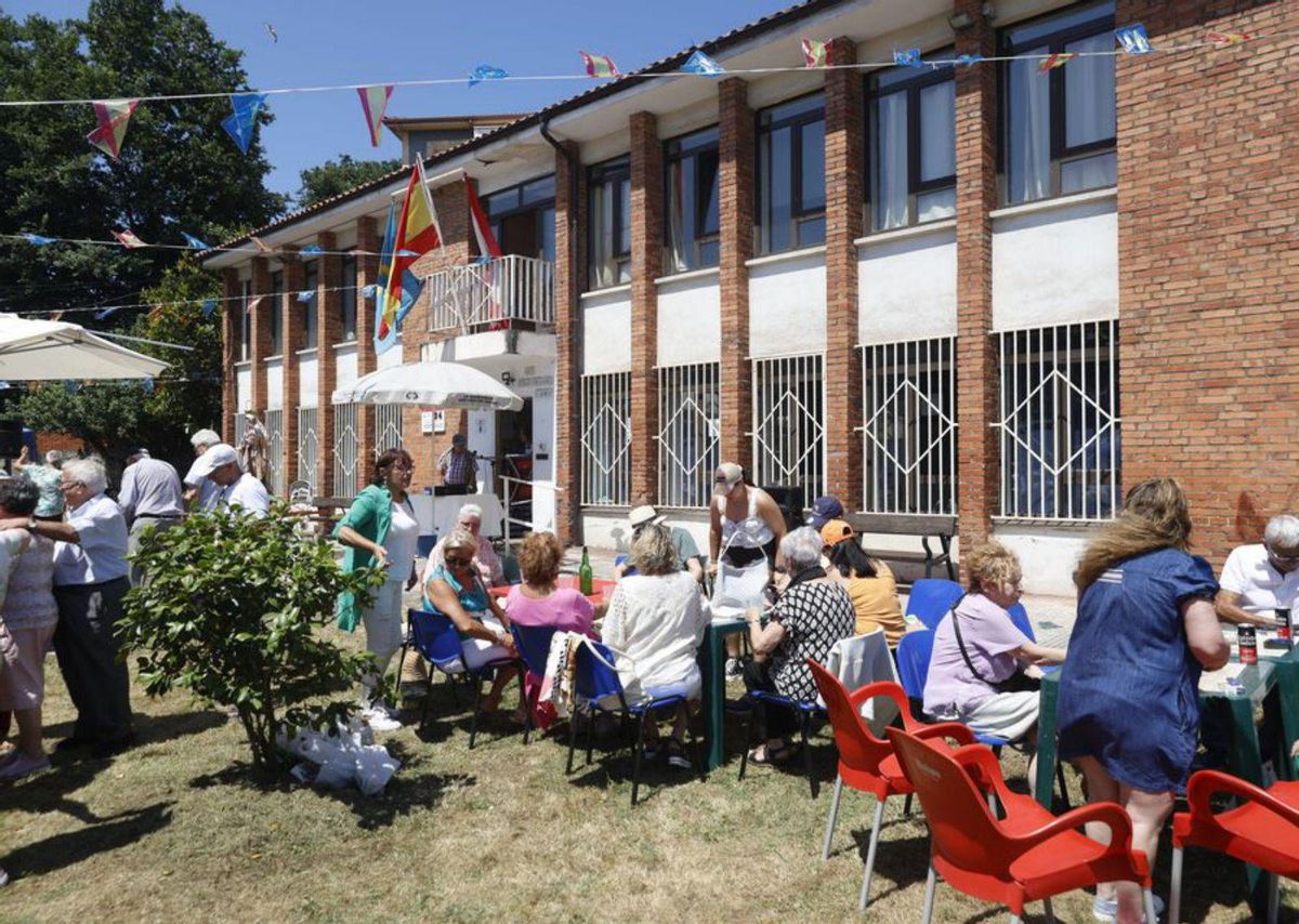 Ambiente en las fiestas de Portuarios.