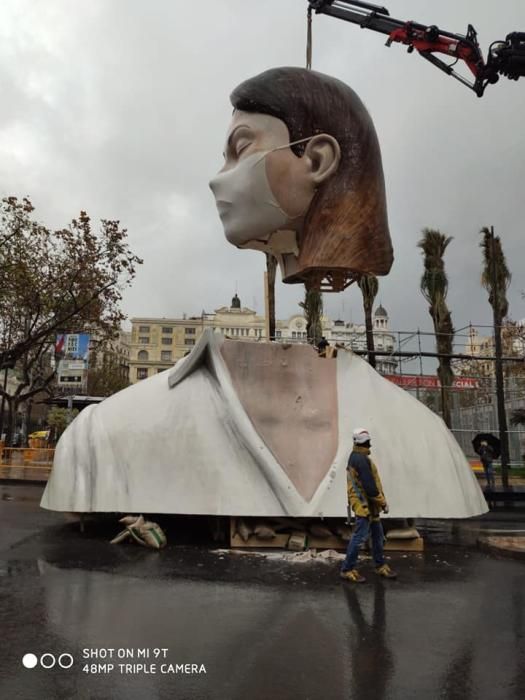 La falla municipal 2020 abandona la plaza