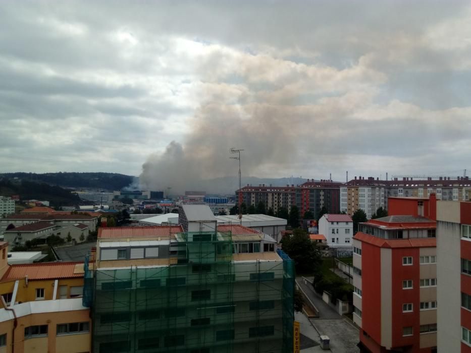 Incendio forestal en As Rañas