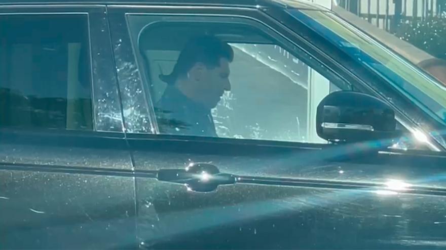 Albert Luque, en la Ciudad Deportiva del Barça para ver a Gavi