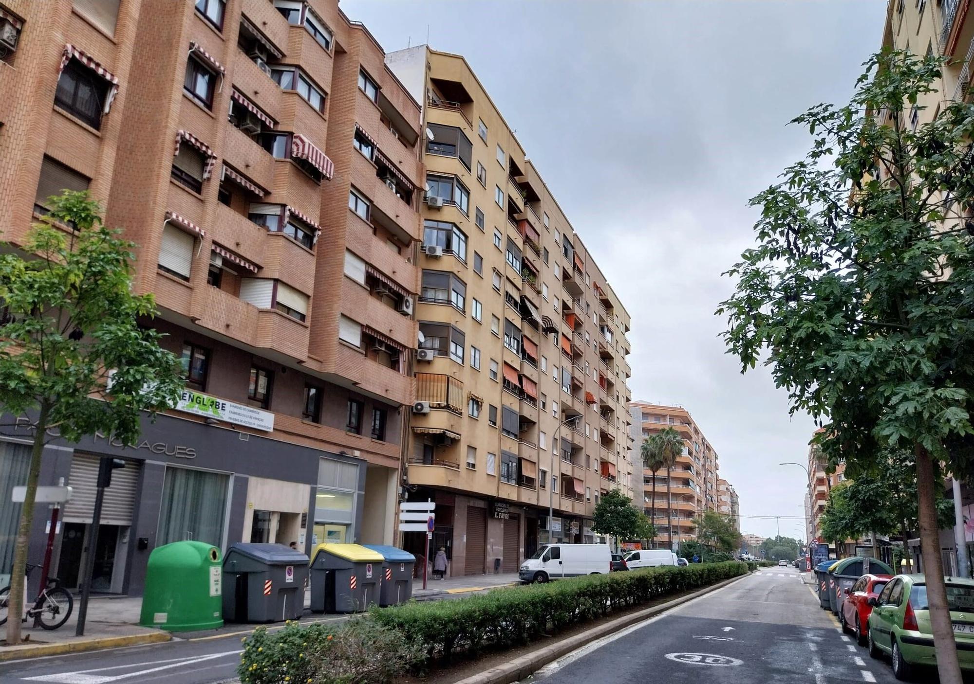Viviendas en la calle Benissuai de Gandia.