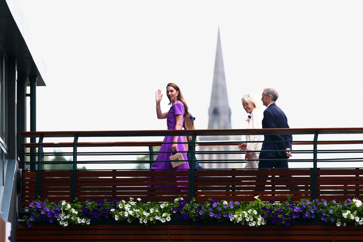 Kate Middleton reaparece en Wimbledon