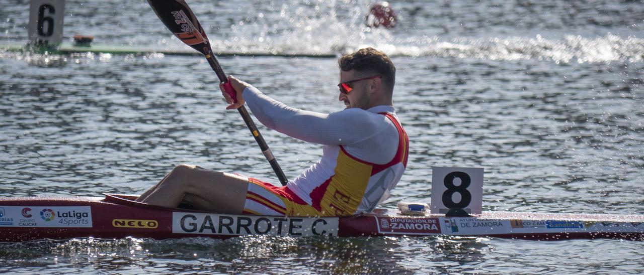 Carlos Garrote frena en una competición internacional con España