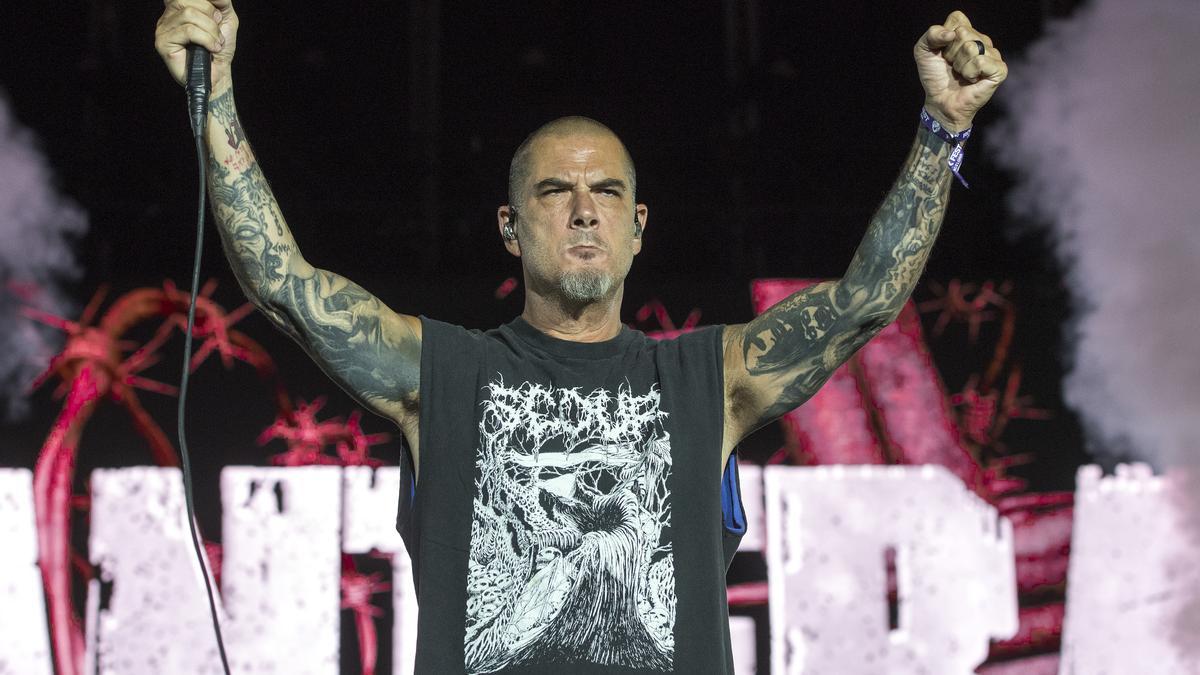 Phil Anselmo, de Pantera, en el Rock Fest, el 6 de julio en Can Zam