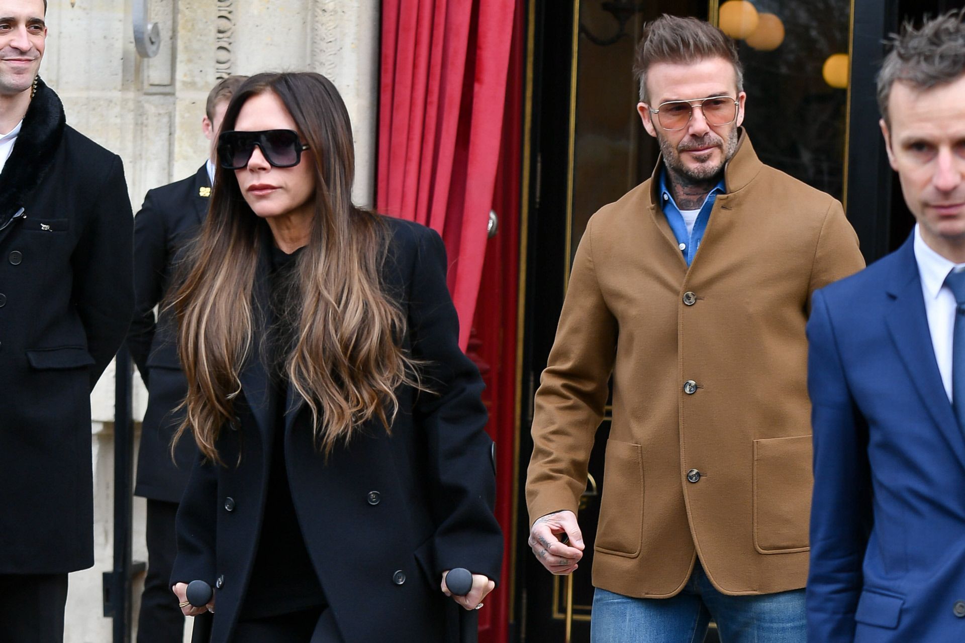 Victoria y David Beckham en París el pasado mes de marzo.