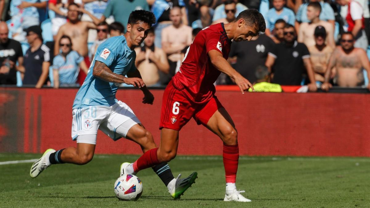 Hugo Sotelo, tras debutar con el Celta: Jugar de titular me hizo mucha ilusión y más en el año del centenario