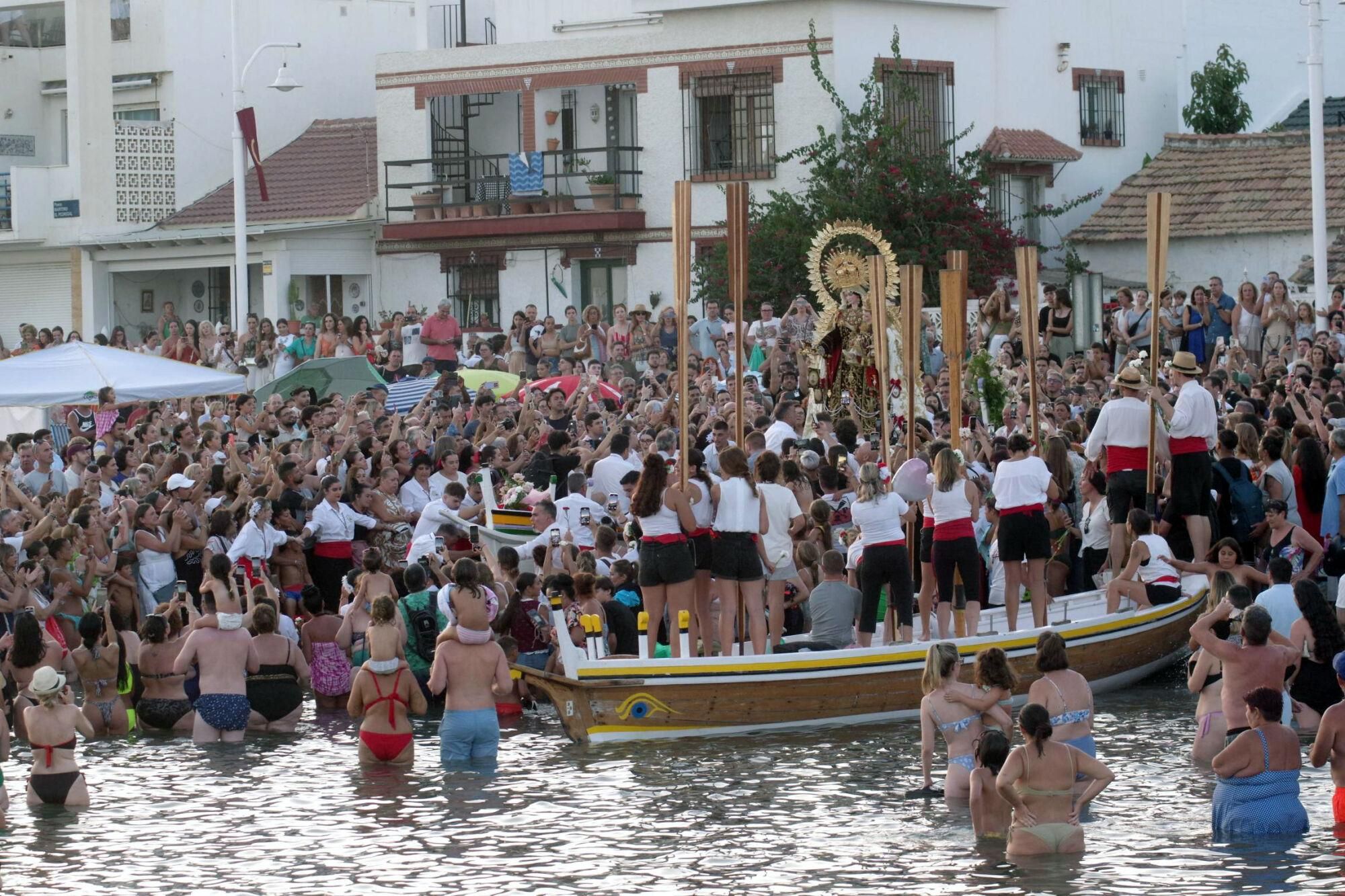 Procesión de la Virgen del Carmen de la barriada de Pedregalejo