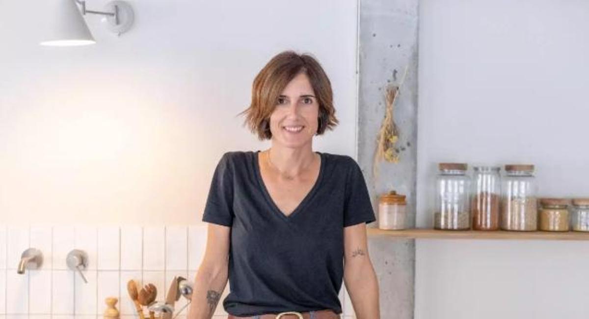 Mireia Velasco fent les seves recomanacions nutricionals