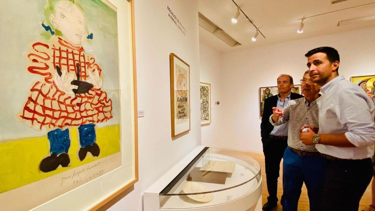 El 'picasso' que el genio malagueño regaló a Zabaleta.