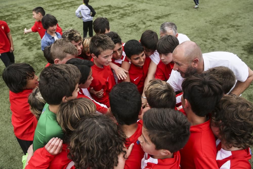 El alevín del Sporting se lleva el título