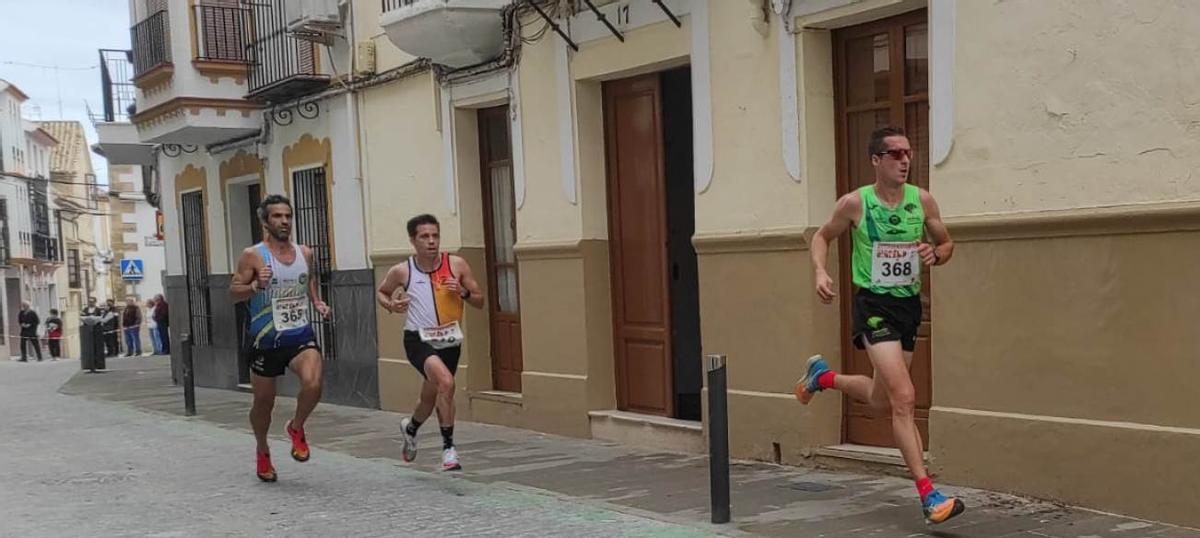 Cabeza de carrera de la CP de Aguilar durante su transcurso.