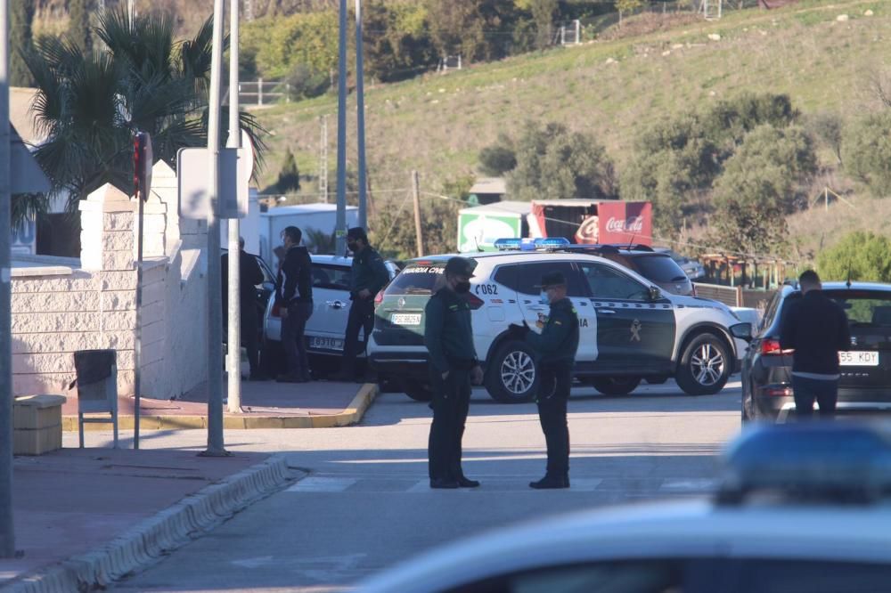 La Guardia Civil investiga el ataque con ácido a dos mujeres en Cártama.