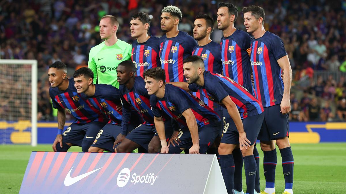 El FC Barcelona que presentó batalla contra el Rayo Vallecano en el partido inaugural de la Liga 2022-23