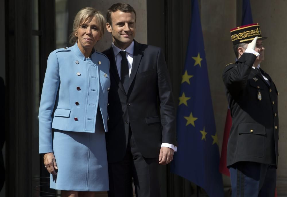 La toma de posesión de Emmanuel Macron.