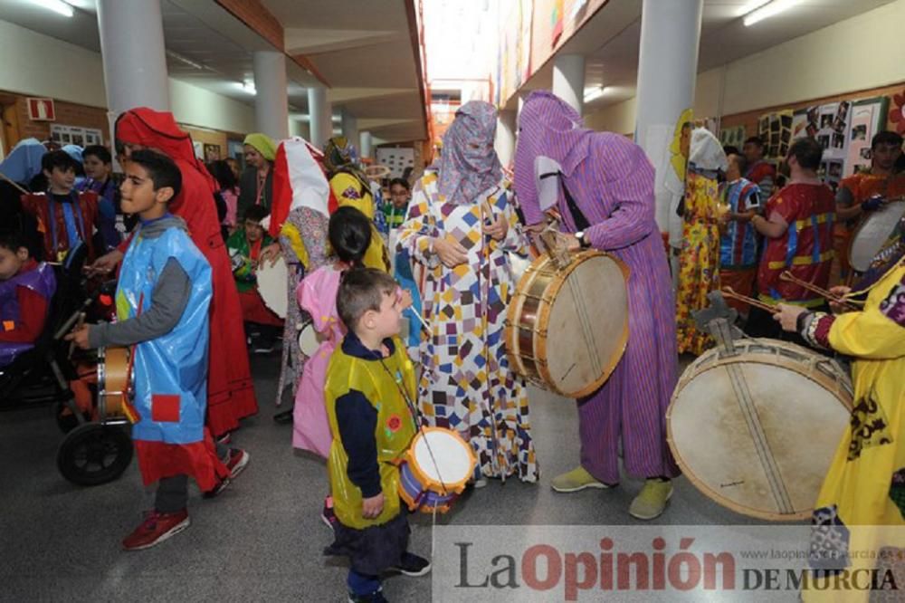 Los tambores de Moratalla llegan al colegio Primitiva López