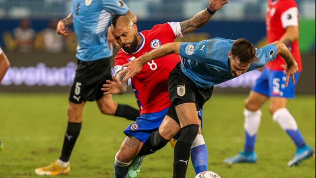 El resumen del empate de Uruguay ante Chile en la Copa América