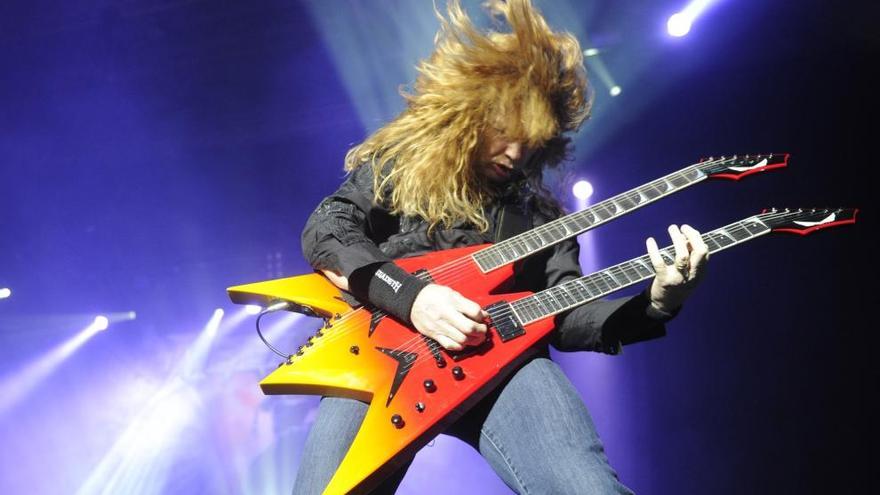 Concierto de Megadeth en A Coruña en 2011.