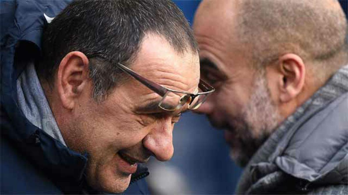 El recado de Guardiola a Sarri: A mí nunca me cuestionaron