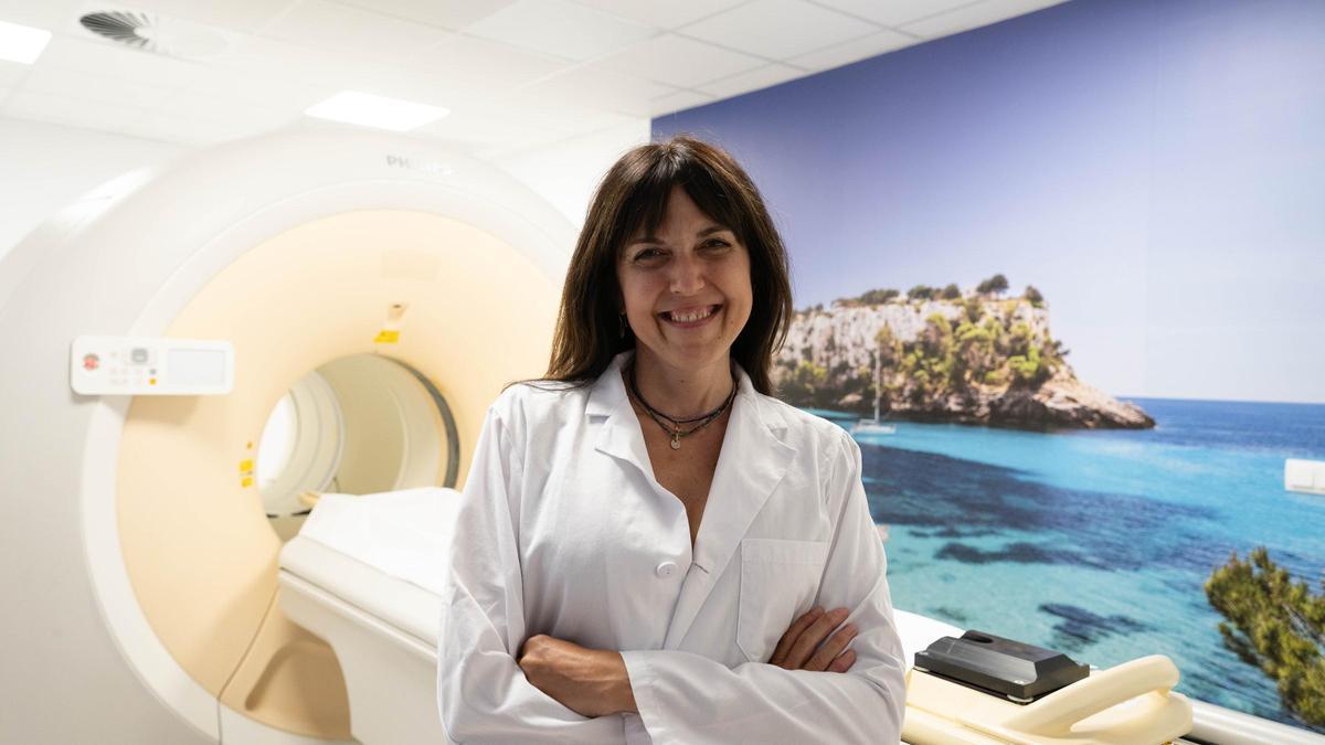 La doctora Pilar María, especialista en medicina nuclear en la Clínica Vila Parc.