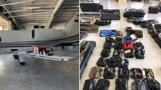 EE.UU incautó un avión privado que llevaba armas y dinero a Venezuela