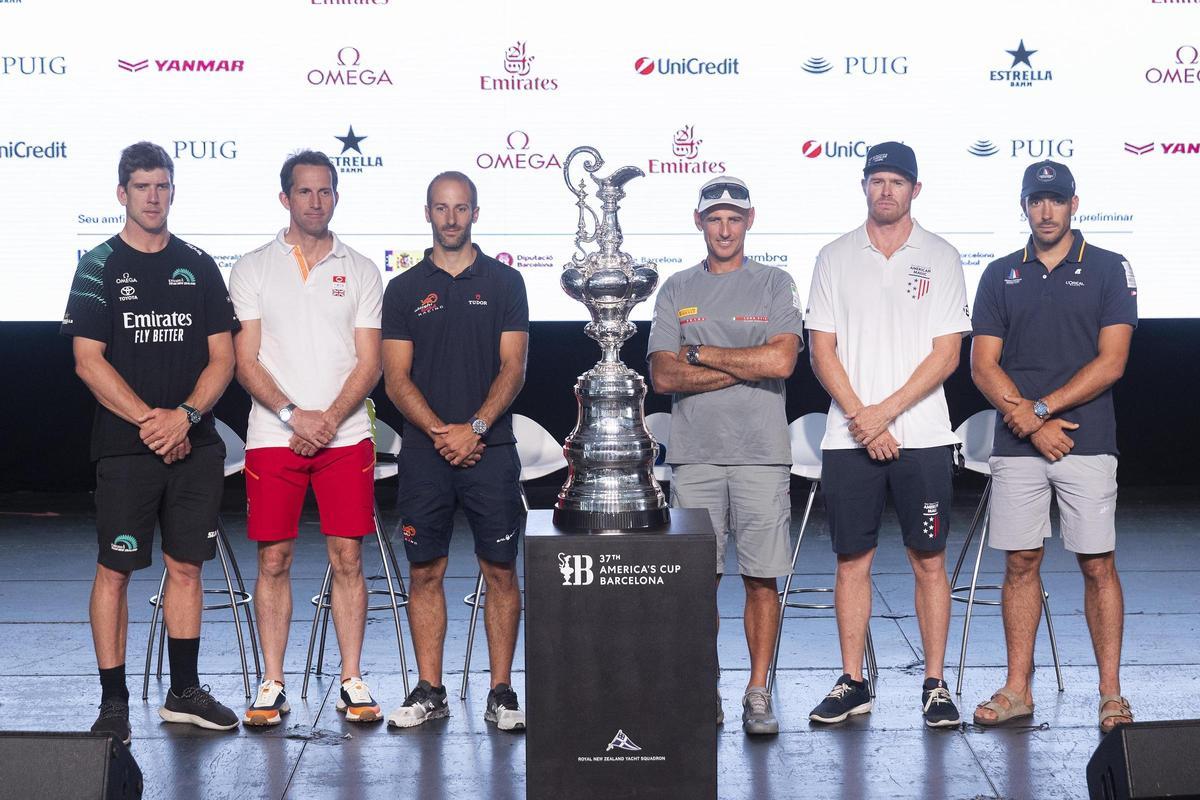 La Copa América de vela iza las velas en Vilanova i la Geltrú