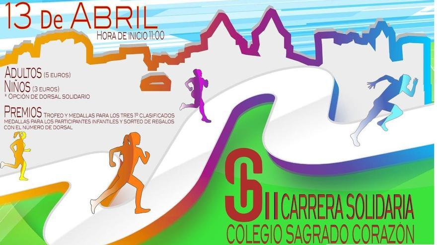 El colegio Sagrado Corazón de Cáceres celebra su II Carrera Solidaria contra el Cáncer