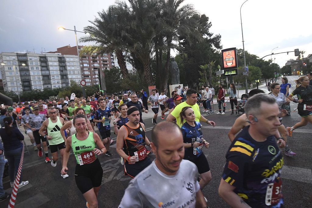 Carrera nocturna de Murcia, en imágenes