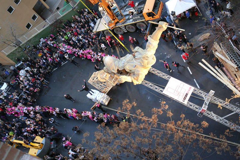 Plantà al tombe de la falla Palleter-Erudito de Orellana