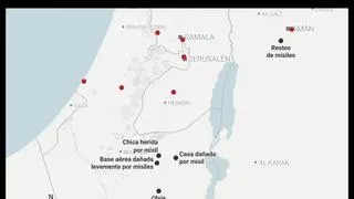 Los mapas y gráficos del conflicto entre Irán e Israel