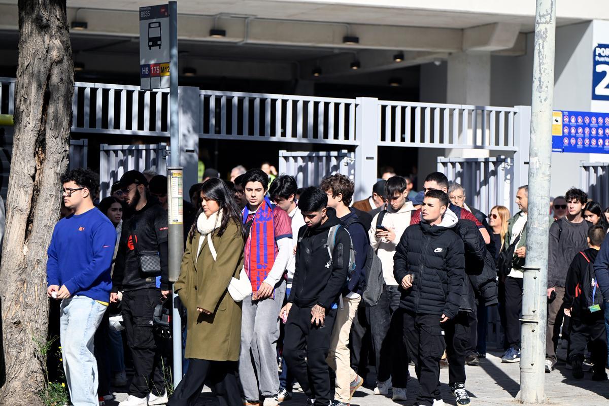 Primer entreno del Barça en el renovado Camp Nou