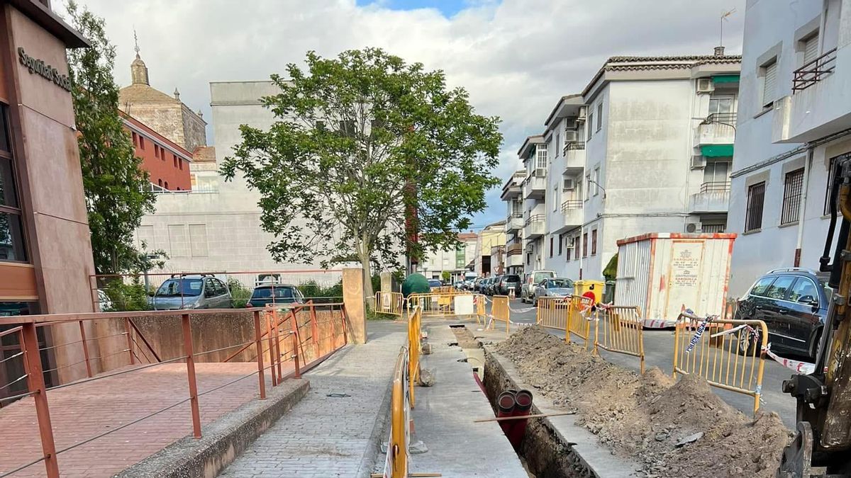 Imagen de archivo de una obra acometida en Trujillo.