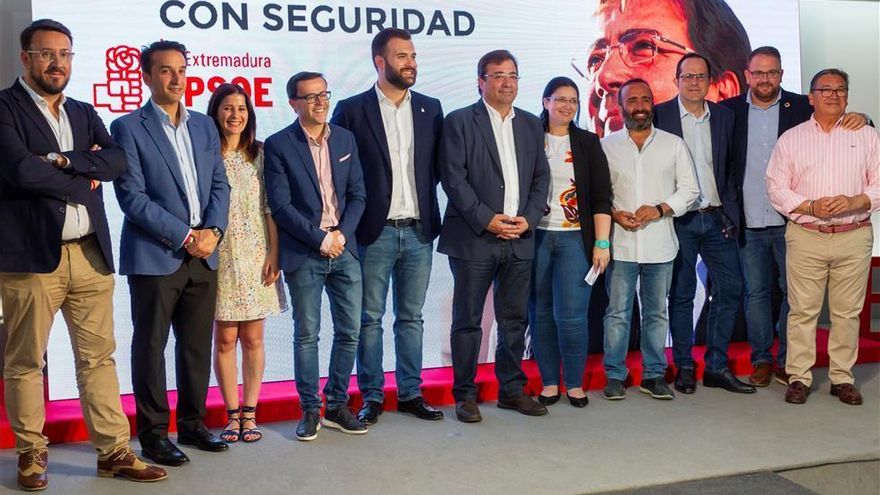 El PSOE extremeño gana en 243 municipios, en 216 con mayoría absoluta, y el PP en 116