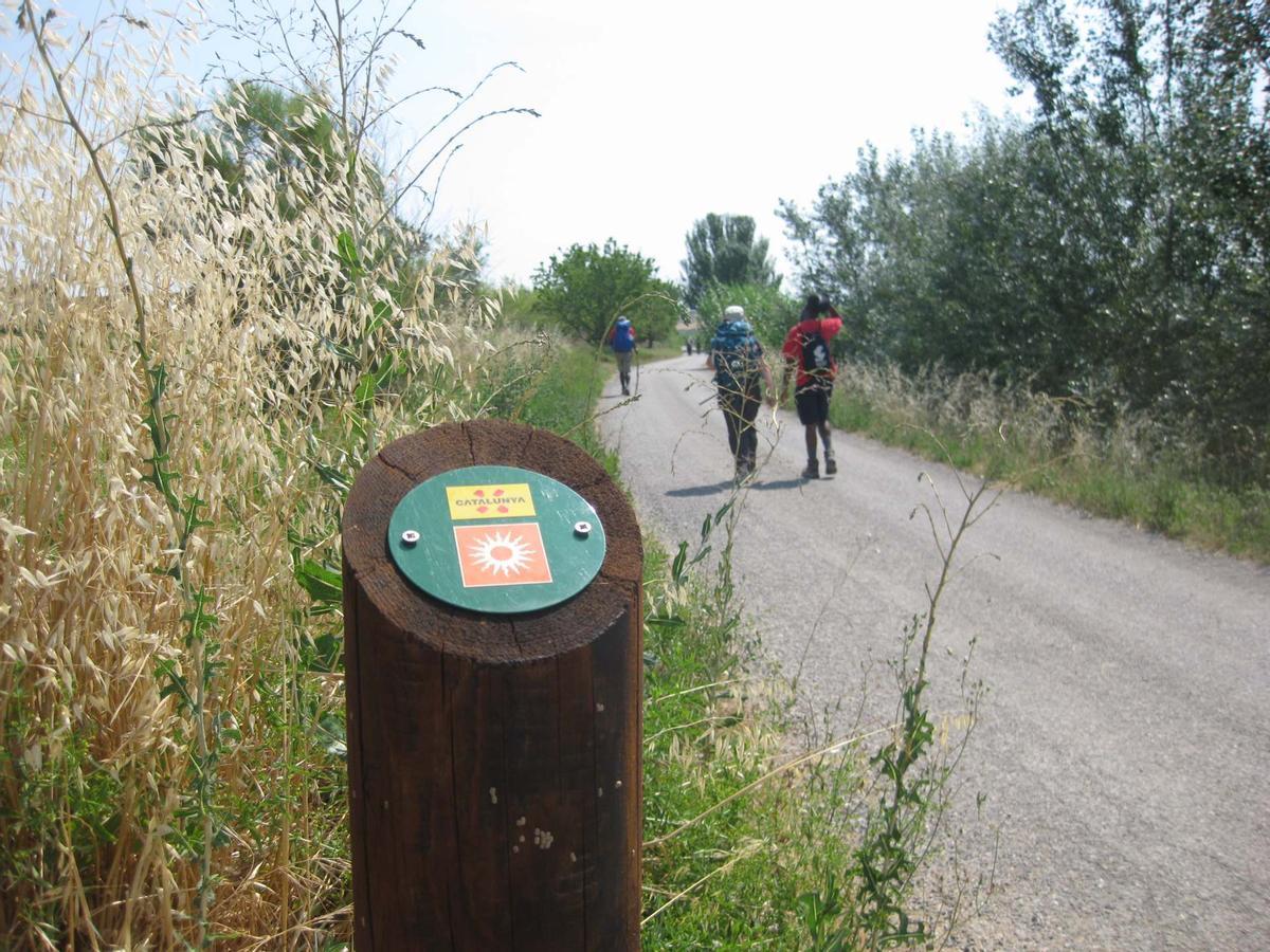 Senyalització del Camí Ignasià