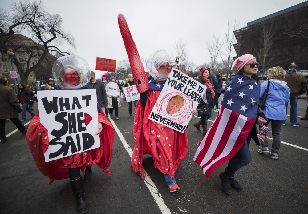 ''Marcha de las Mujeres'' contra Trump en Washington