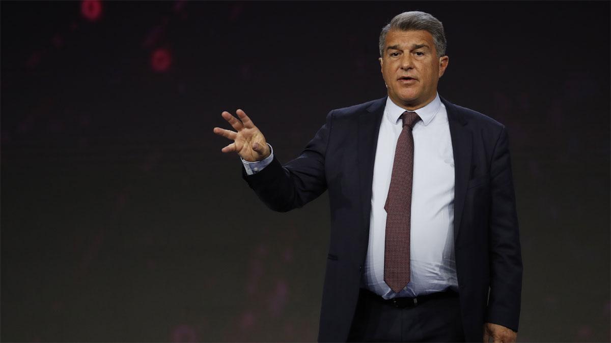 Joan Laporta, presidente del FC Barcelona