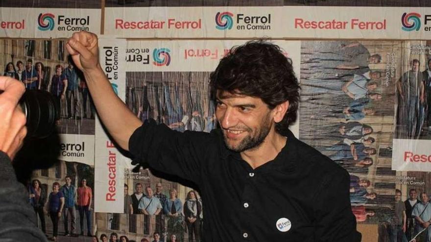 El candidato de Ferrol en Común, Jorge Suárez.