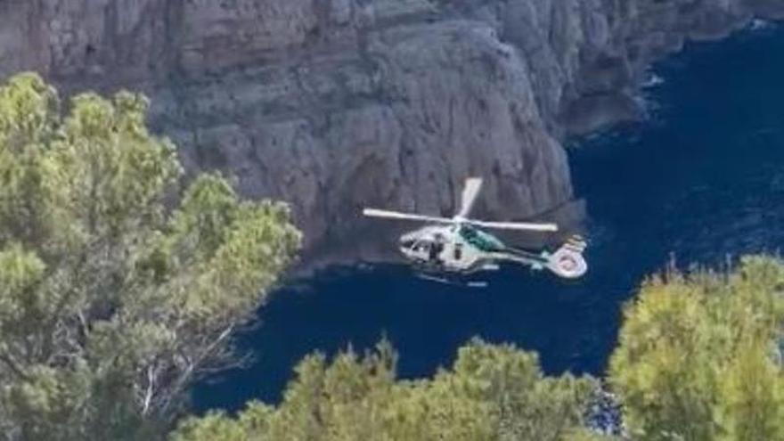 Rescate de un joven precipitado en Ibiza