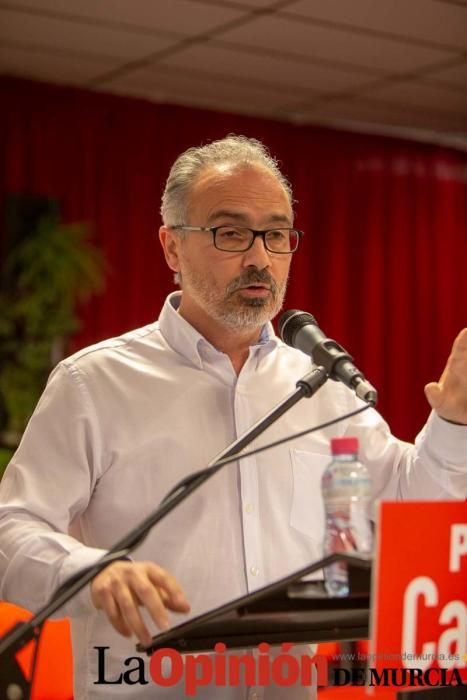 Presentación candidatura PSOE en Caravaca