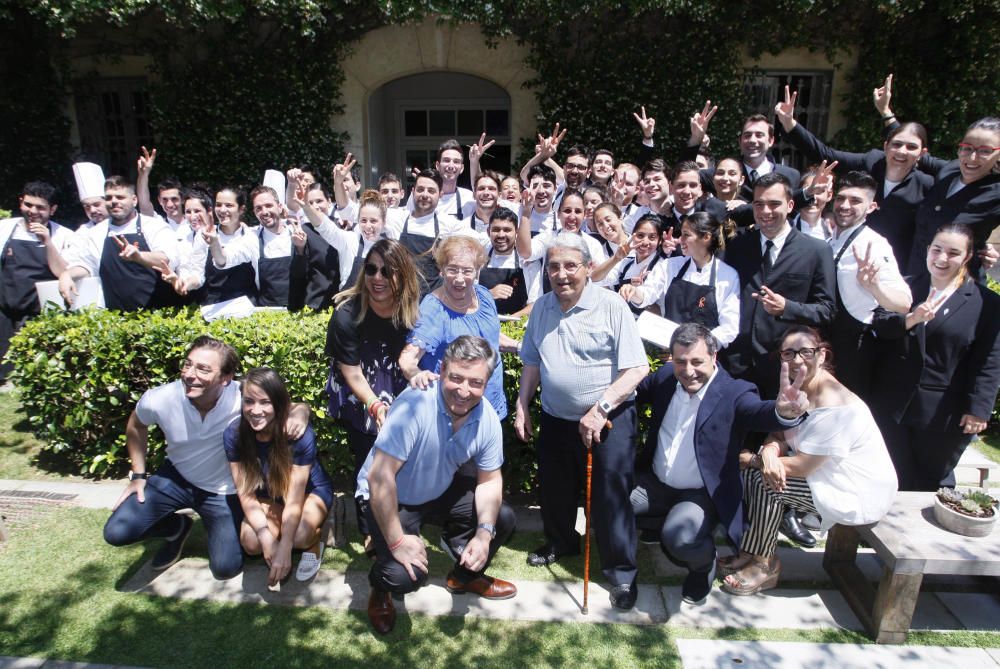 Els germans Roca celebren al Celler el reconeixement com a segon millor restaurant del món