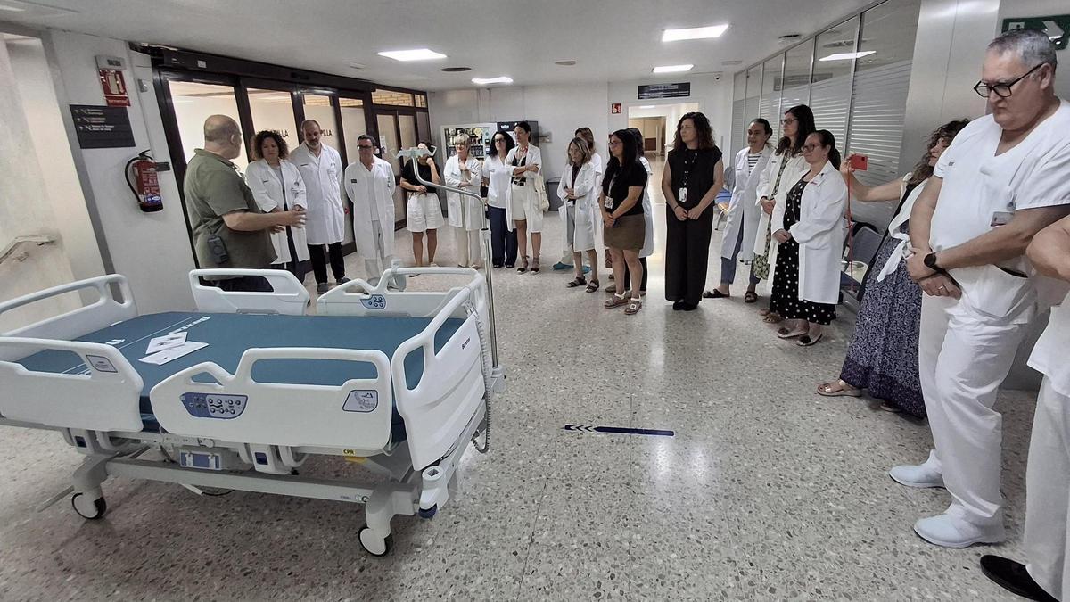 El Hospital General de Elche ya tiene el primer lote de nuevas camas