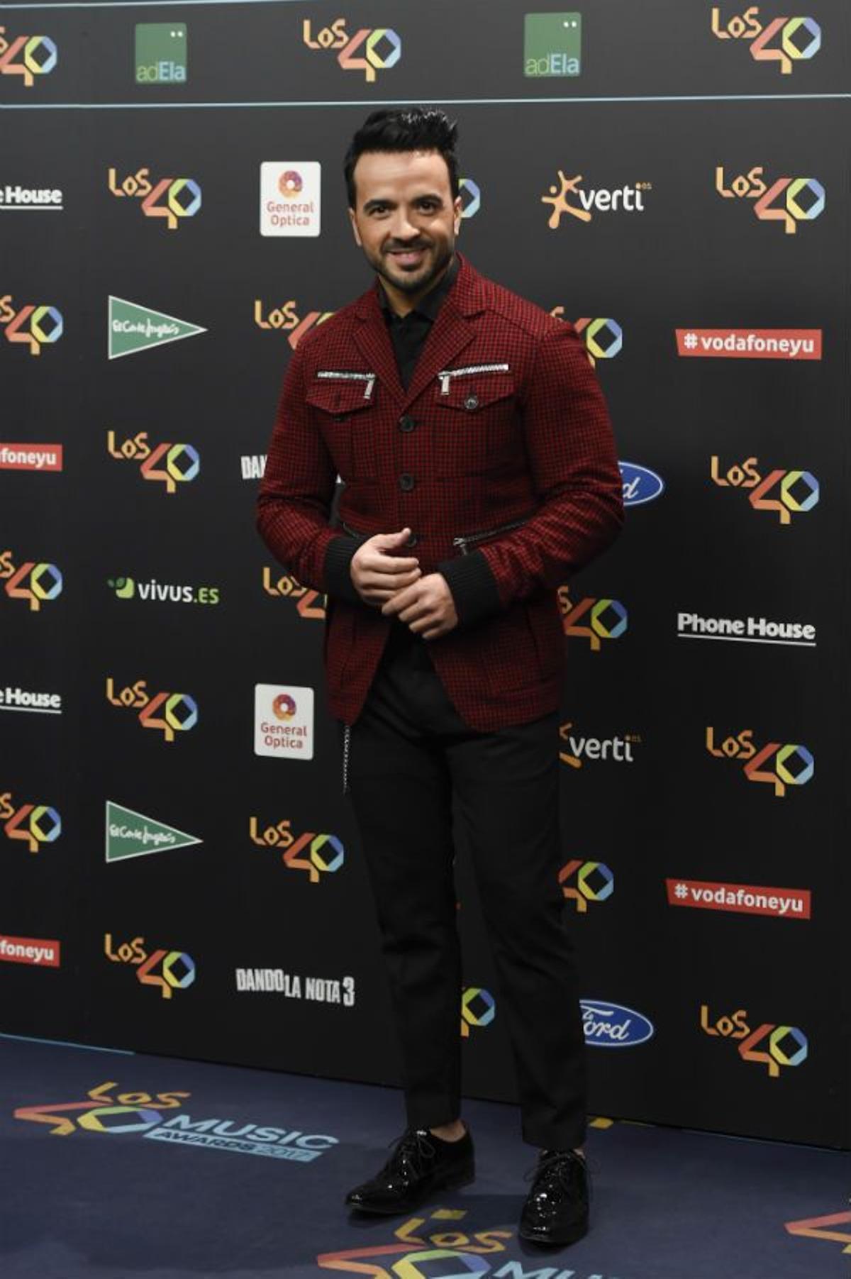 Luis Fonsi en Los 40 Music Awards 2017