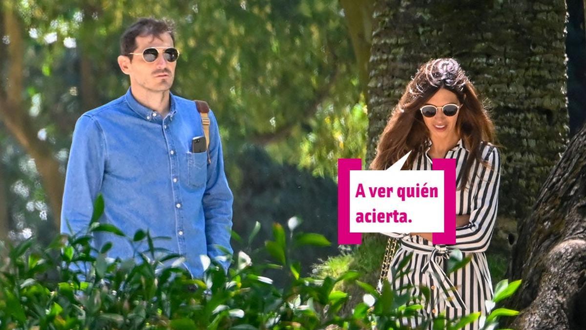 Iker Casillas y Sara Carbonero en el pueblo