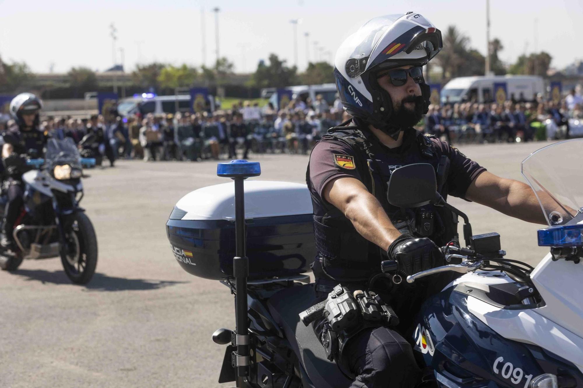 Actos de la festividad de la Policía Nacional